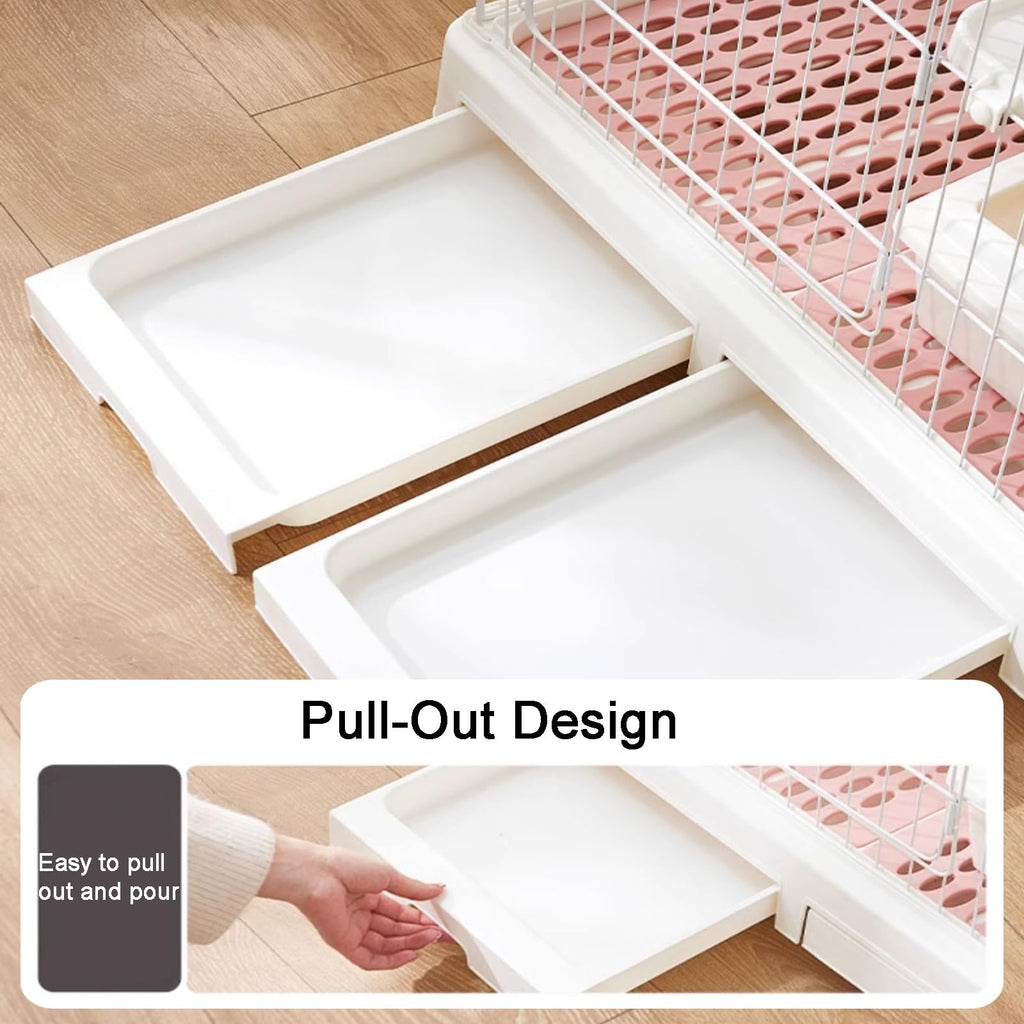 Detachable Metal Wire Cat Enclosure with Litter Box B661