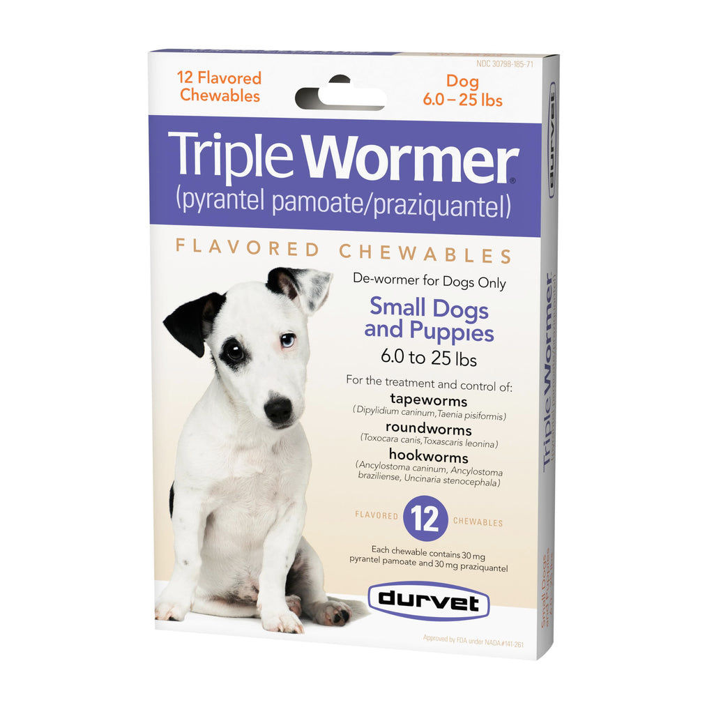 Triple Wormer Tablets for Puppies and Small Dogs I298853
