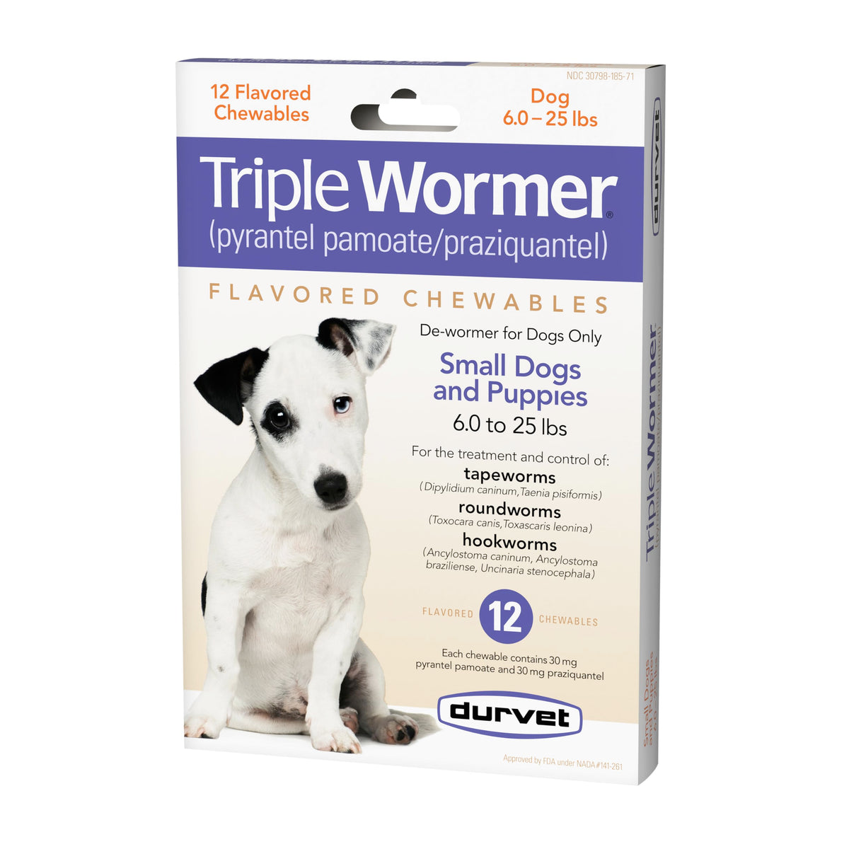 Triple Wormer Tablets for Puppies and Small Dogs I298853