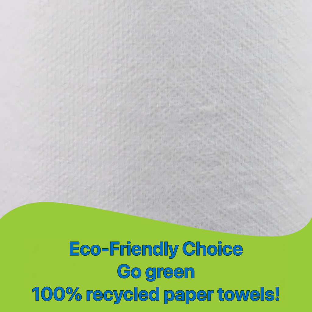 White 1 Ply Hardwound Paper Hand Towel 1 Roll H677367