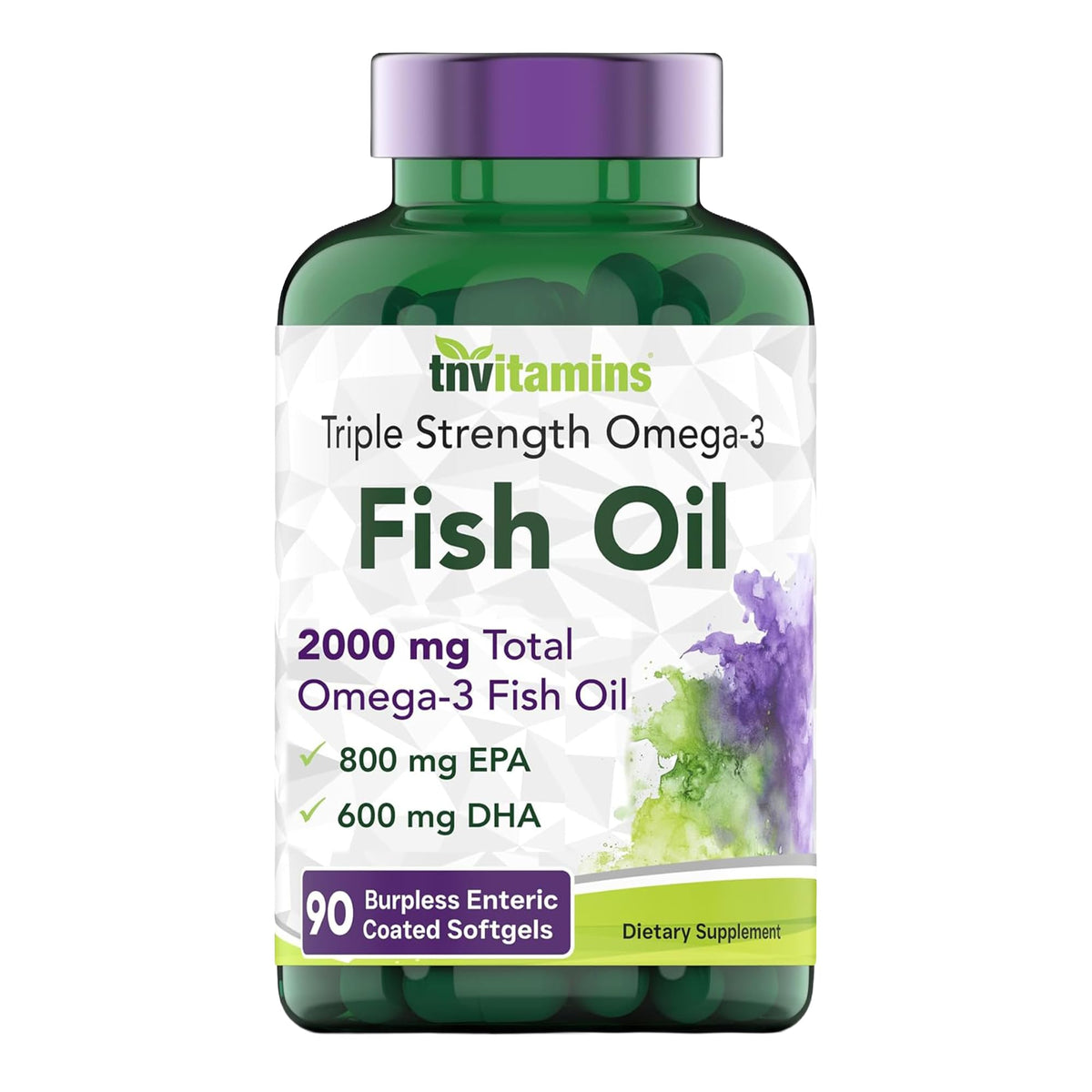 2000mg Omega-3 Fish Oil 90 Softgels T550