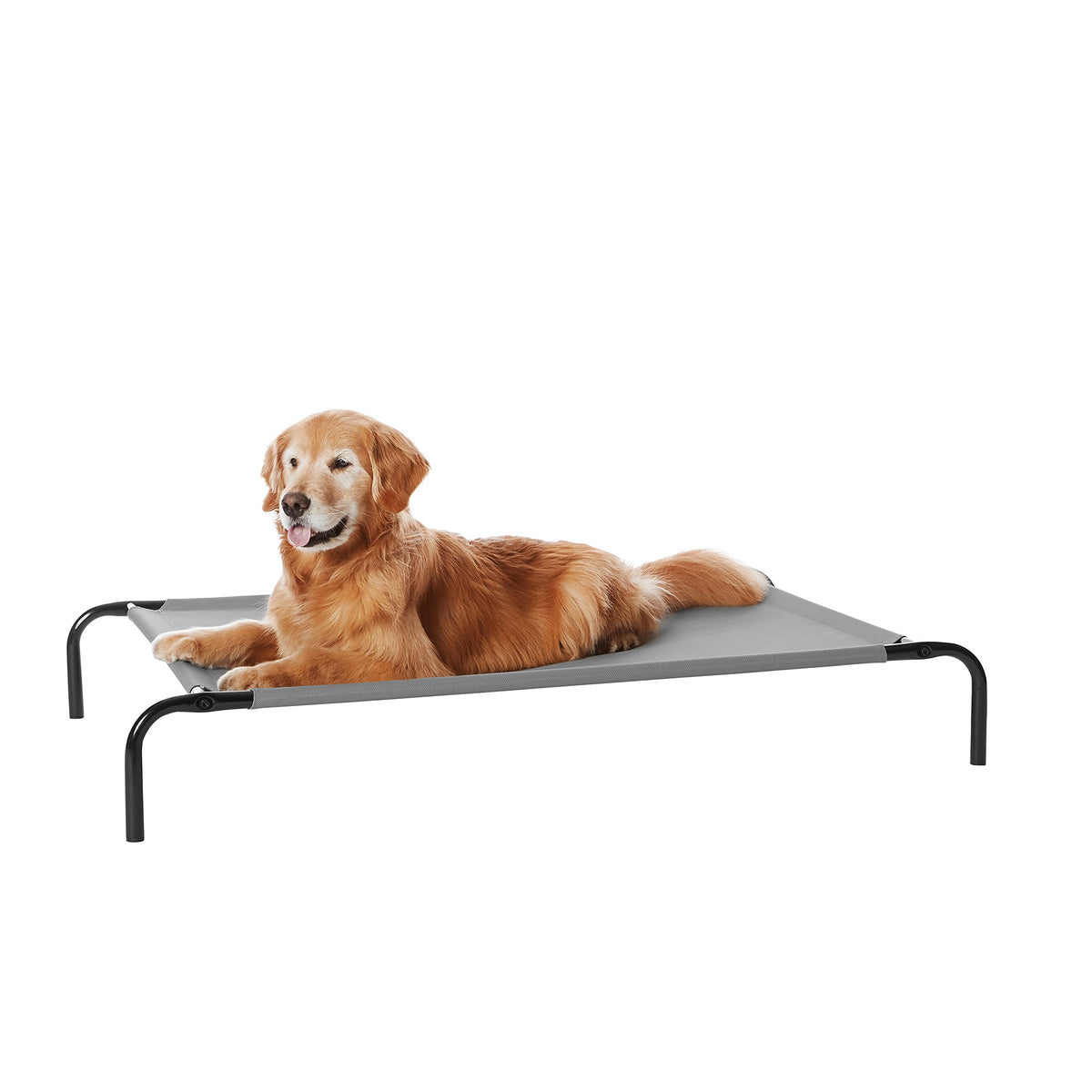 Elevated Dog Bed with Metal Frame, Grey G6563