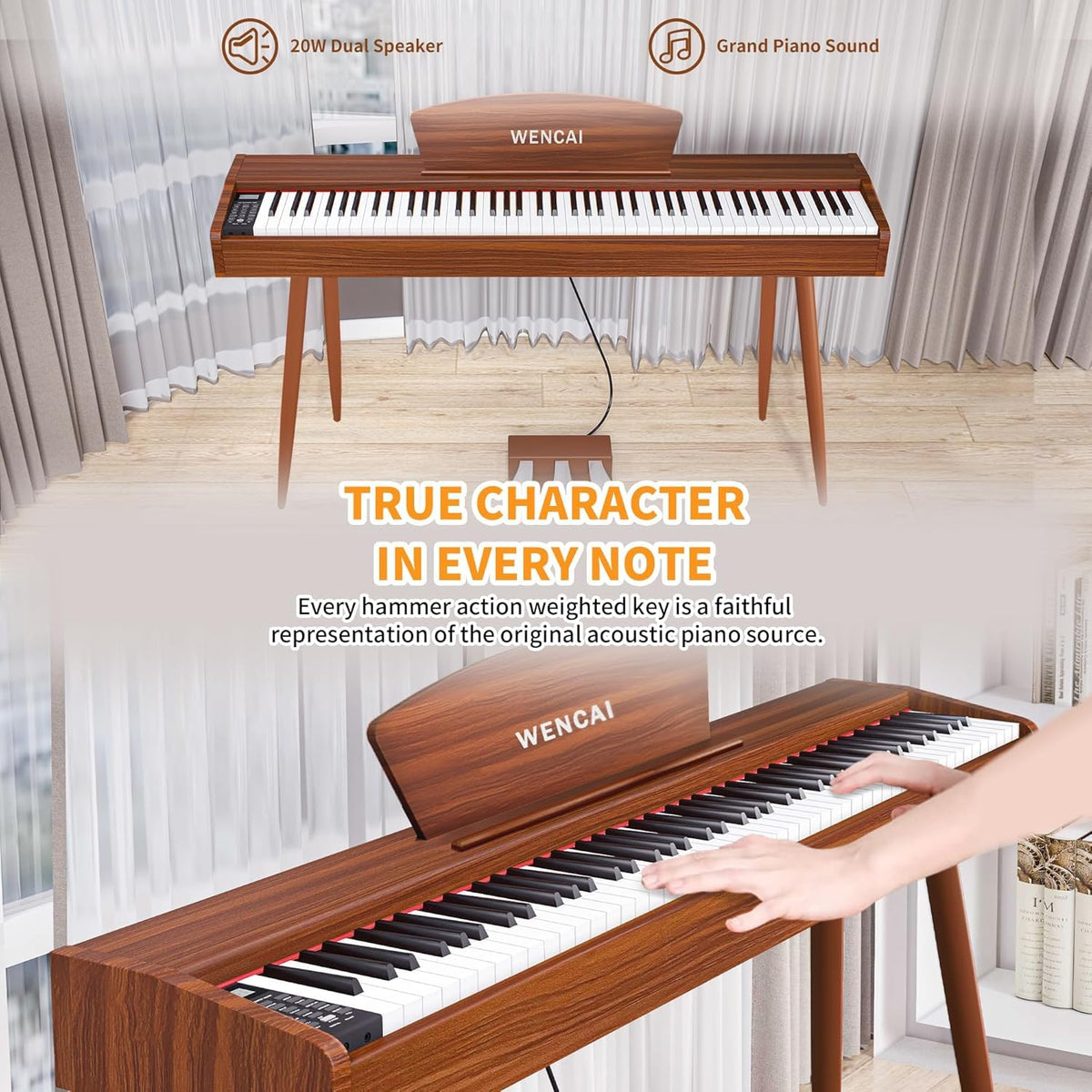 88-Key Fully Weighted Digital Piano R228