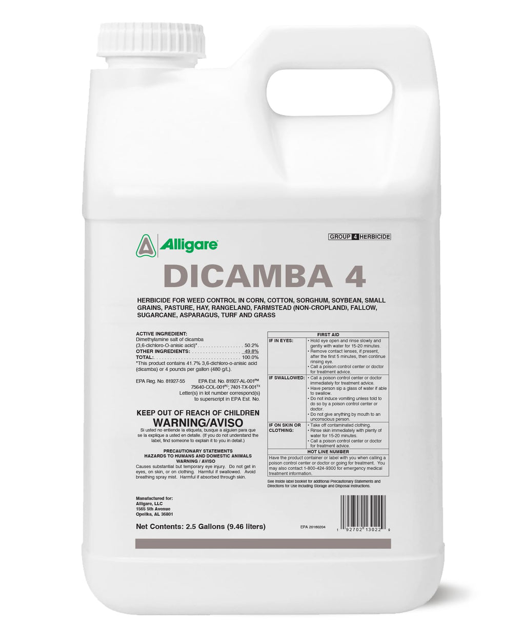 Water-Soluble Dicamba Herbicide 2.5 Gallons R5365