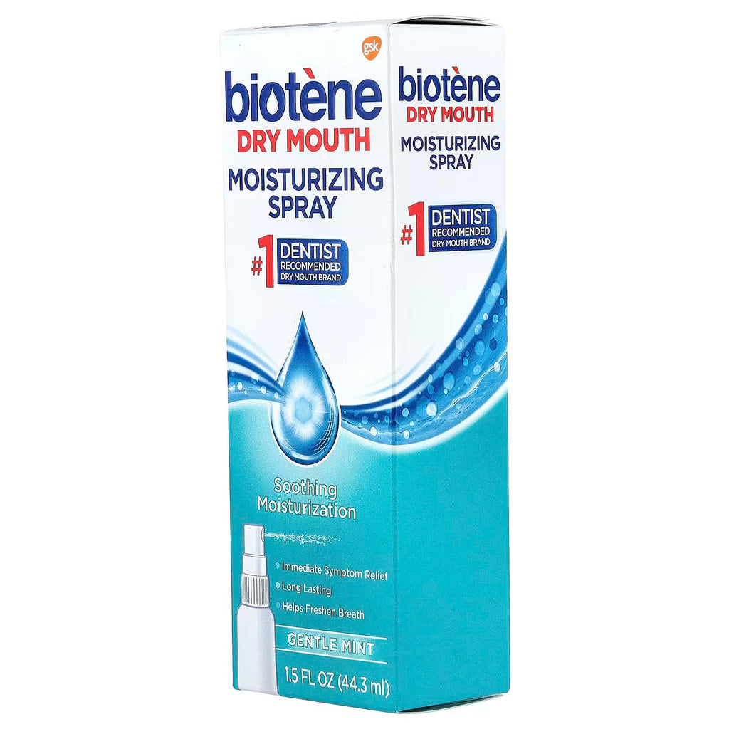 Gentle Mint Moisturizing Mouth Spray, 1.5 Fl Oz (Pack of 2) E2236