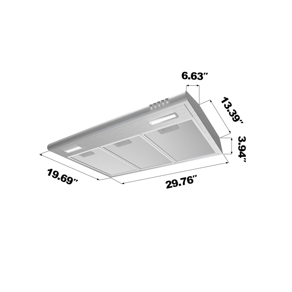 30 Inch Under Cabinet Stainless Steel Range Hood D7226