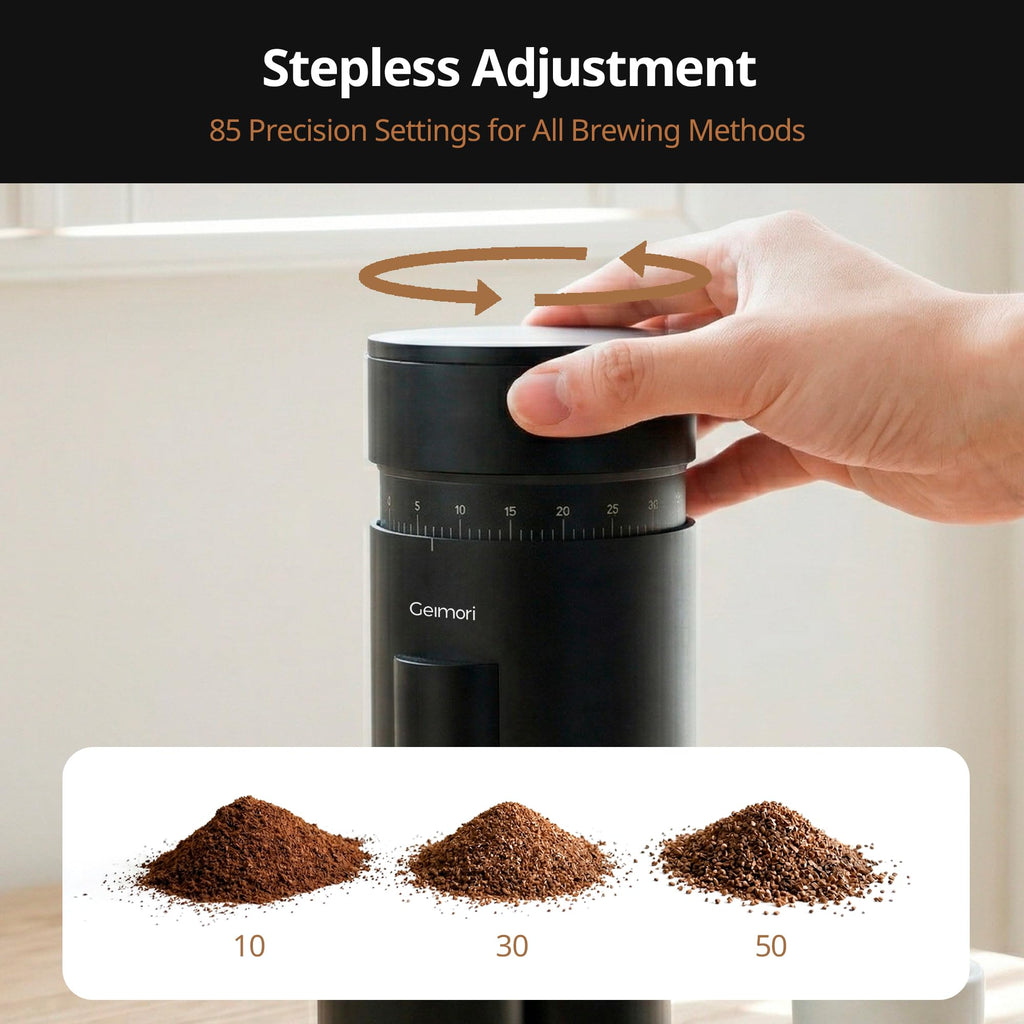 Electric Burr Coffee Grinder with 63mm Conical Burr F928925