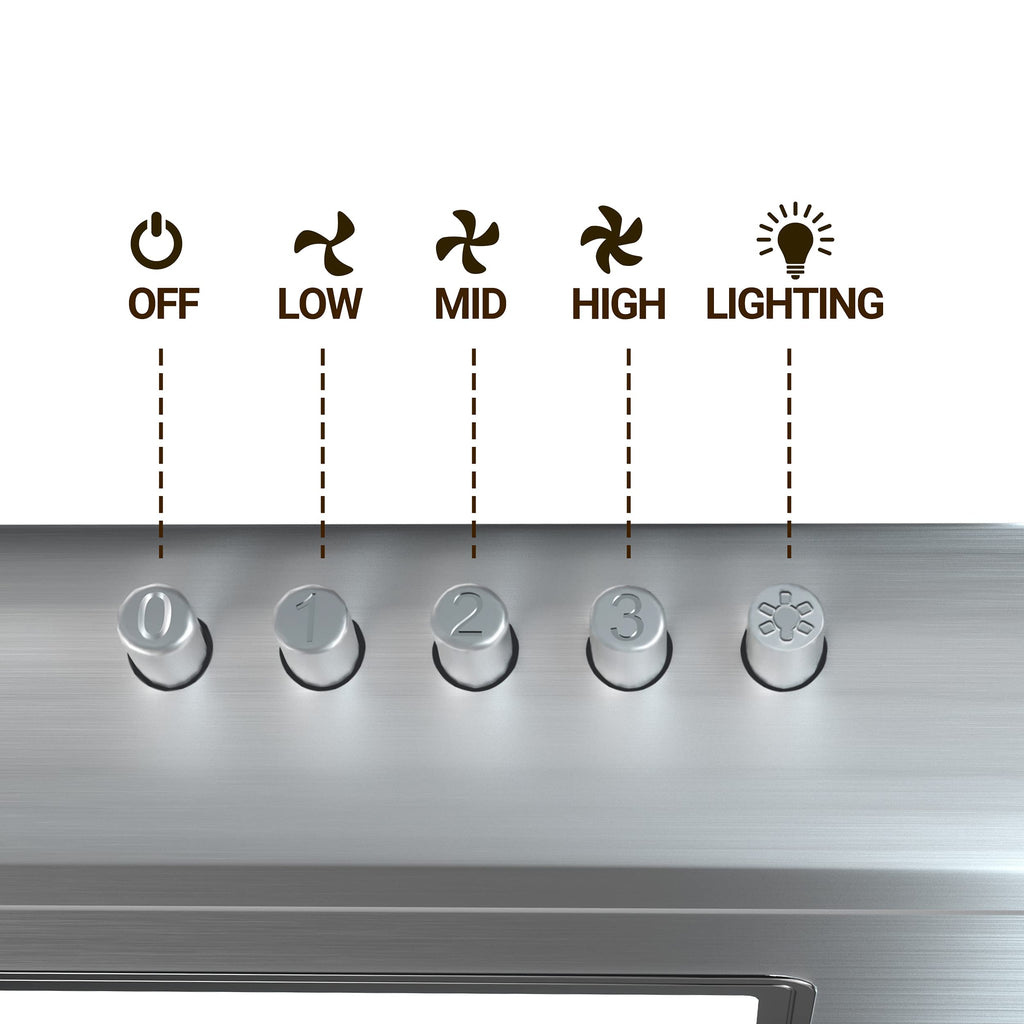 30 Inch Under Cabinet Stainless Steel Range Hood D7226