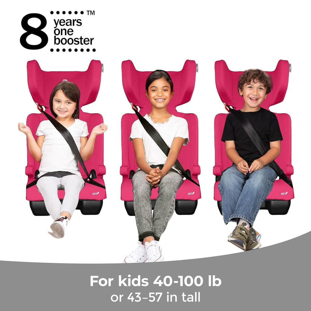 Pink Foldable High Back Booster Seat B466741