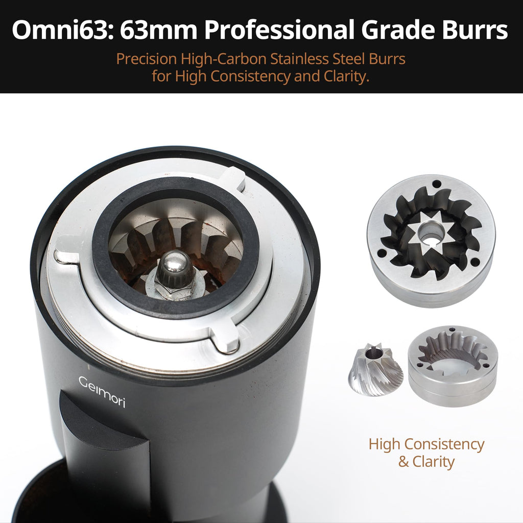 Electric Burr Coffee Grinder with 63mm Conical Burr F928925