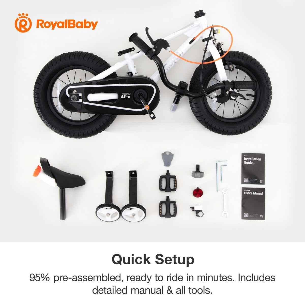 Kids Bike Dual Handbrakes O7755