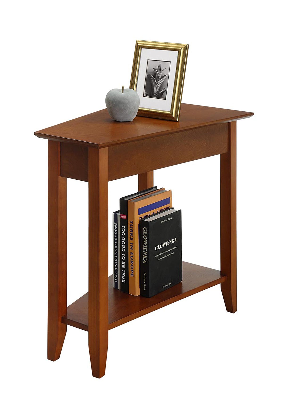 24" Cherry End Table with Storage Shelf O981