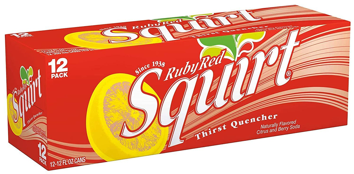 Ruby Red Grapefruit Soda Cans 36 Count J550