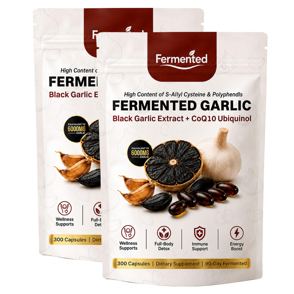 Black Garlic Coq10 Ubiquinol Softgels Q69051