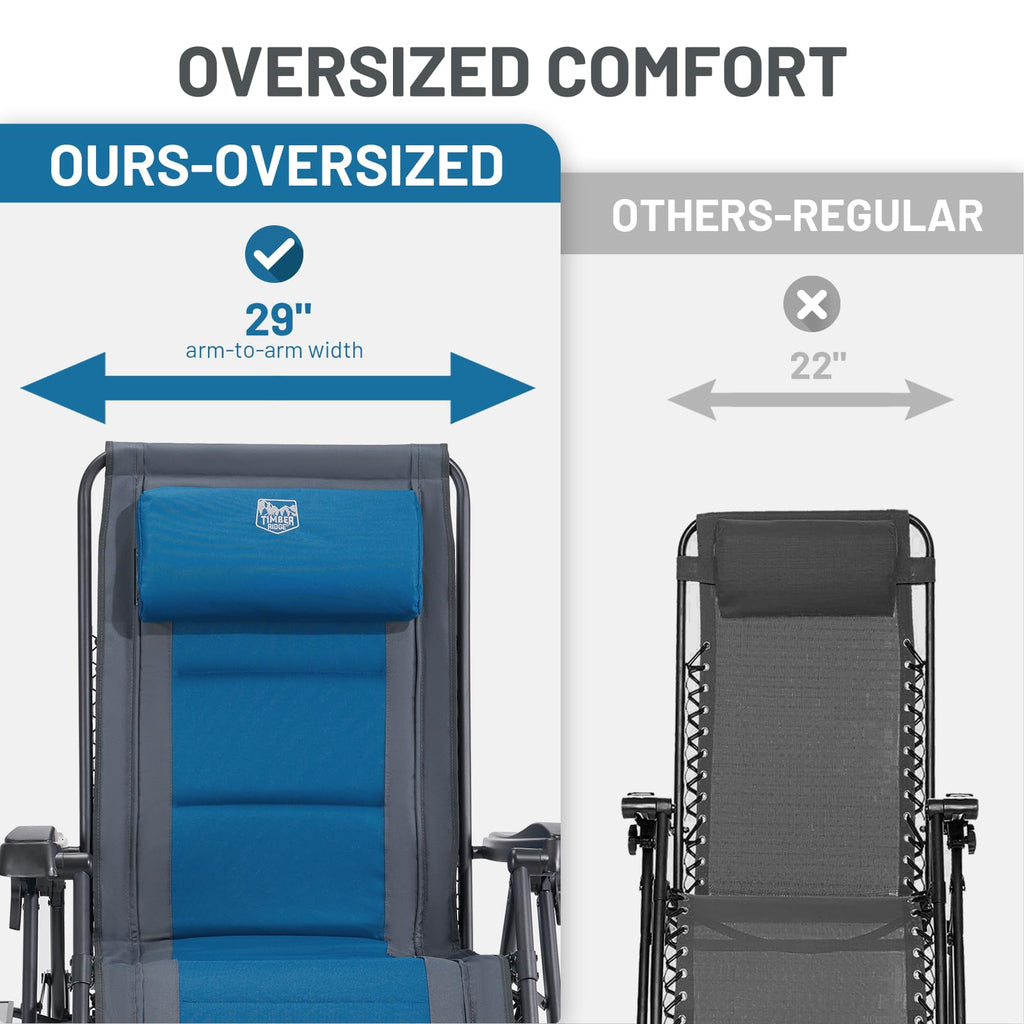 Oversized Zero Gravity Chair 2 Pack M998
