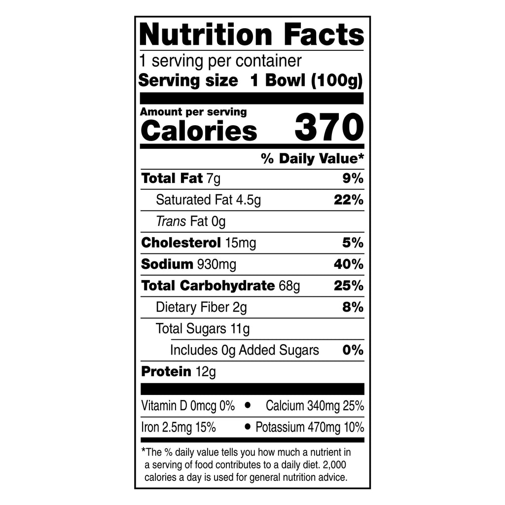 Mac and Cheese Dinner 3.5 oz O97210