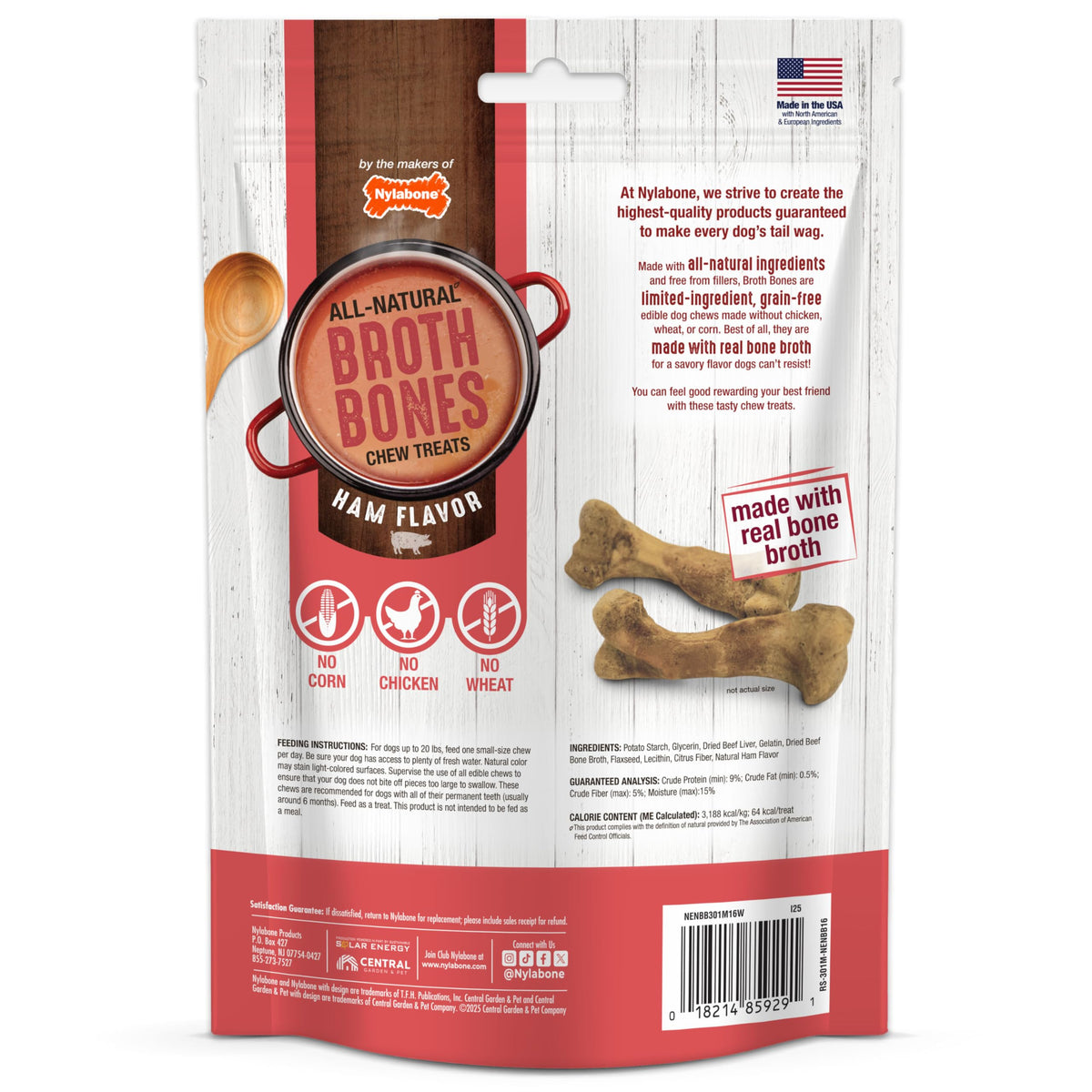 Ham Flavor Small Dog Treats 16 Count Q102