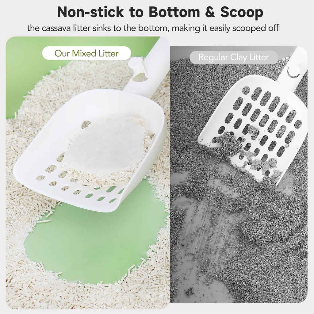 Non-Stick Ultra Clumping Tapioca Tofu Cat Litter, 9 lb X 2 Pack U368