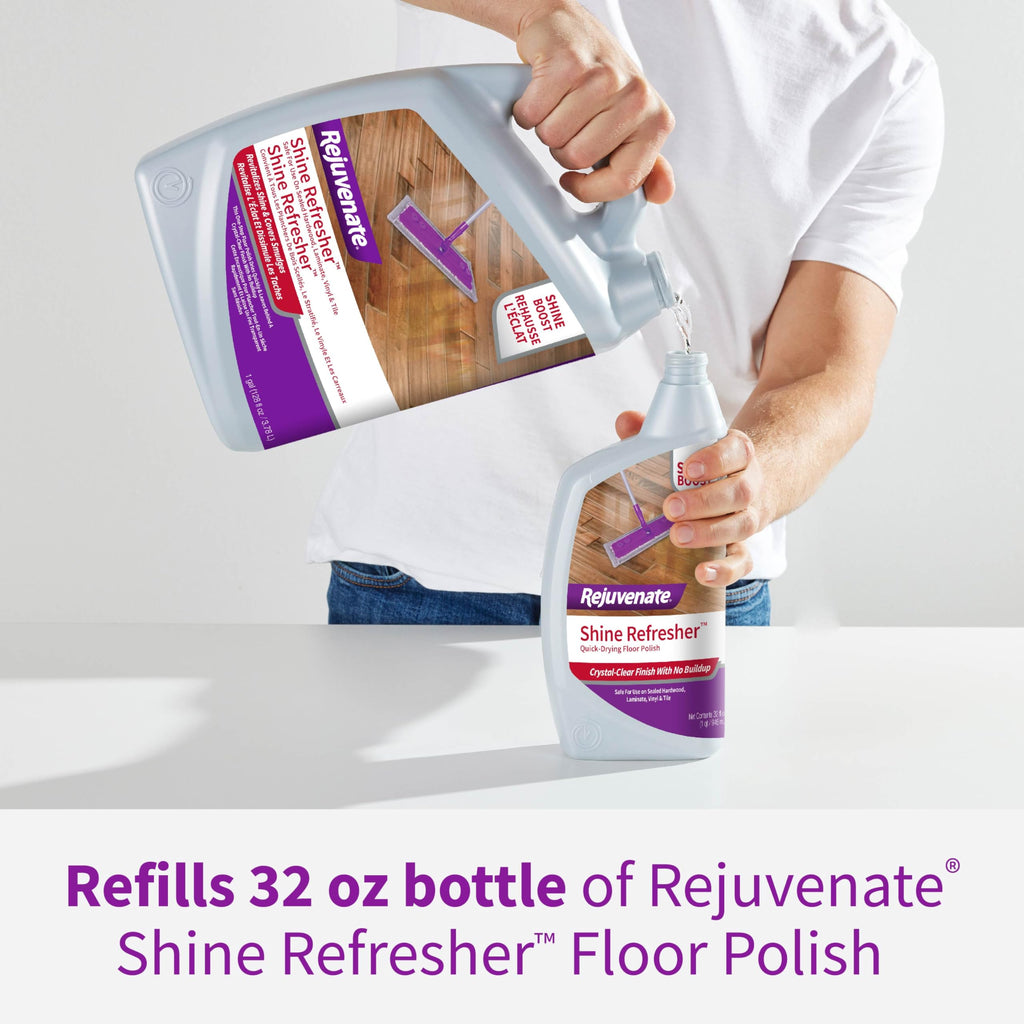 1 Gallon Floor Polish for Sealed Hardwood, Laminate, Vinyl and Tile Q3407