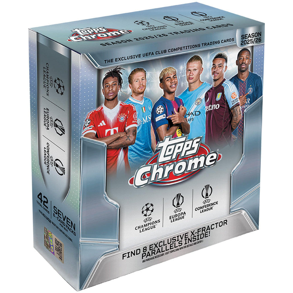 Topps Chrome UEFA Club Competitions Soccer Mega Box I870752