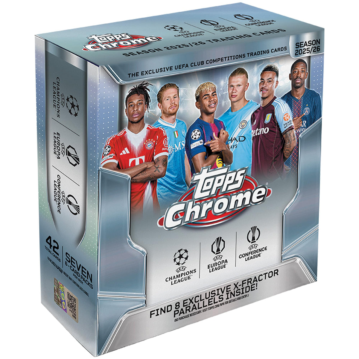 Topps Chrome UEFA Club Competitions Soccer Mega Box I870752