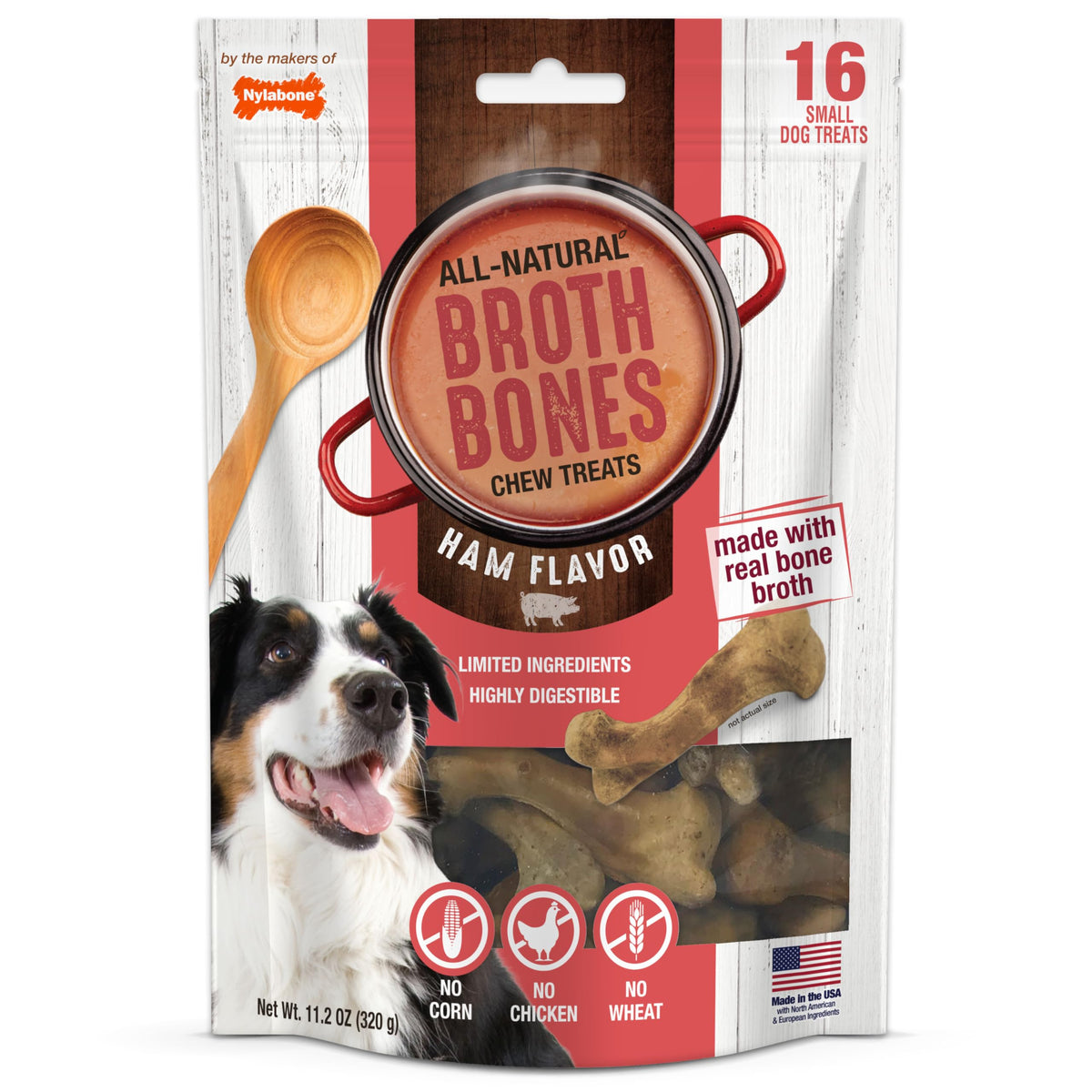 Ham Flavor Small Dog Treats 16 Count Q102