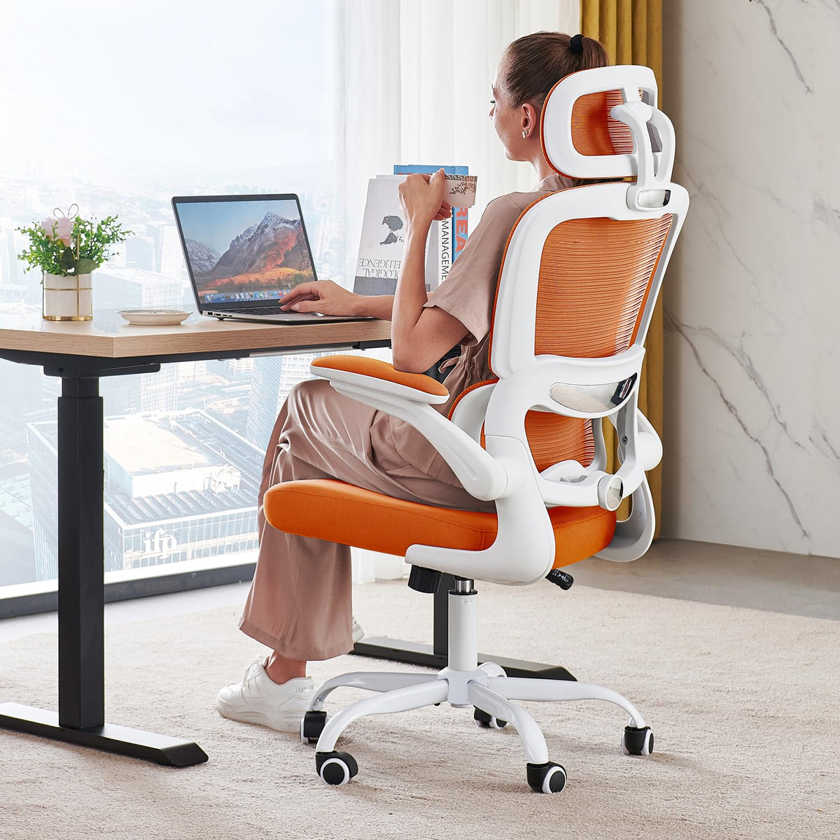 Ergonomic Office Chair with Lumbar Support Y404014