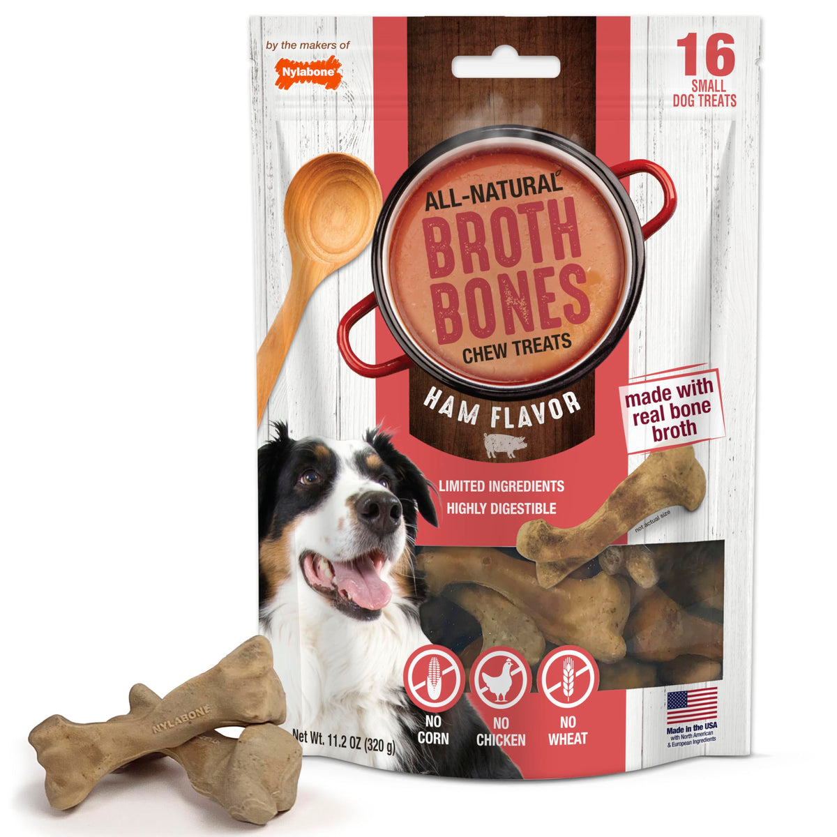 Ham Flavor Small Dog Treats 16 Count Q102