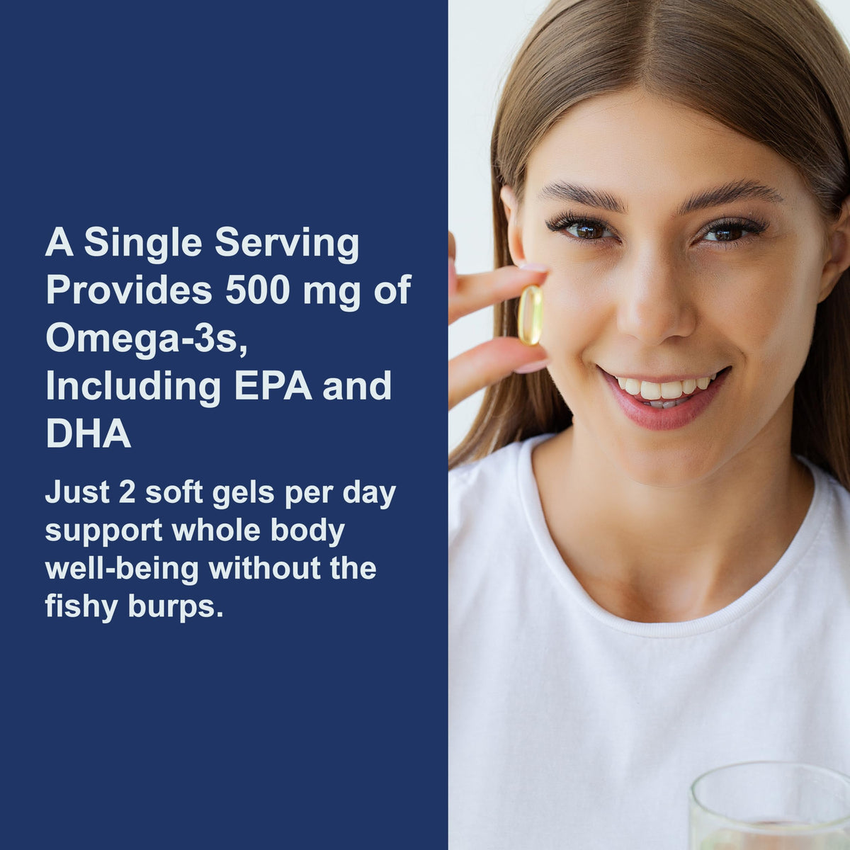 Salmon Oil 500 mg Omega-3s 300 Softgels D8757