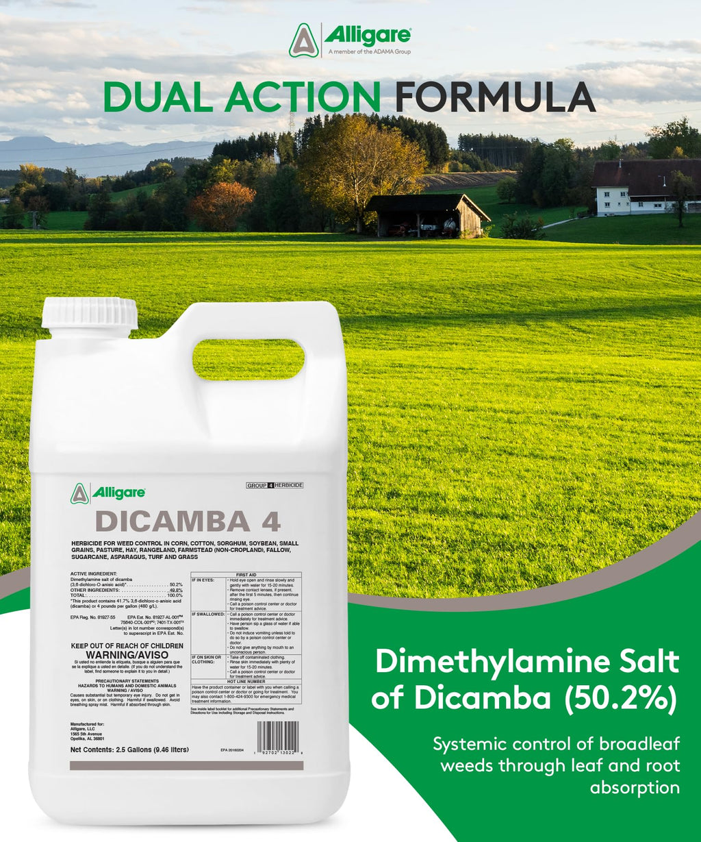 Water-Soluble Dicamba Herbicide 2.5 Gallons R5365