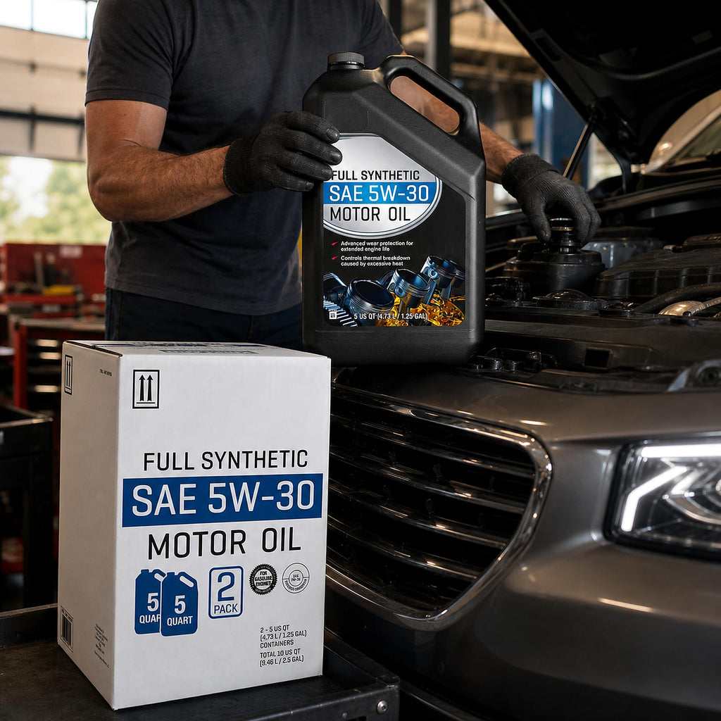 Full Synthetic Motor Oil 5W-30 5 Quart 2 Pack P7366