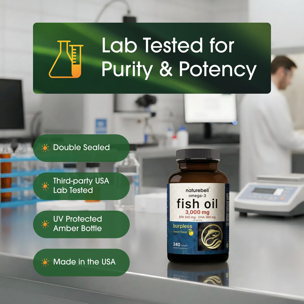 Omega-3 Fish Oil 3,000mg 240 Softgels D23469