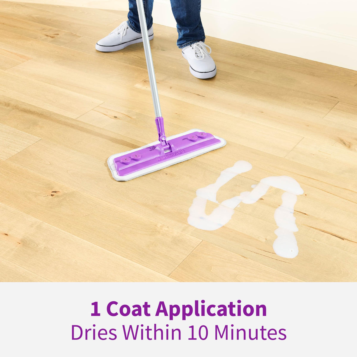 1 Gallon Floor Polish for Sealed Hardwood, Laminate, Vinyl and Tile Q3407