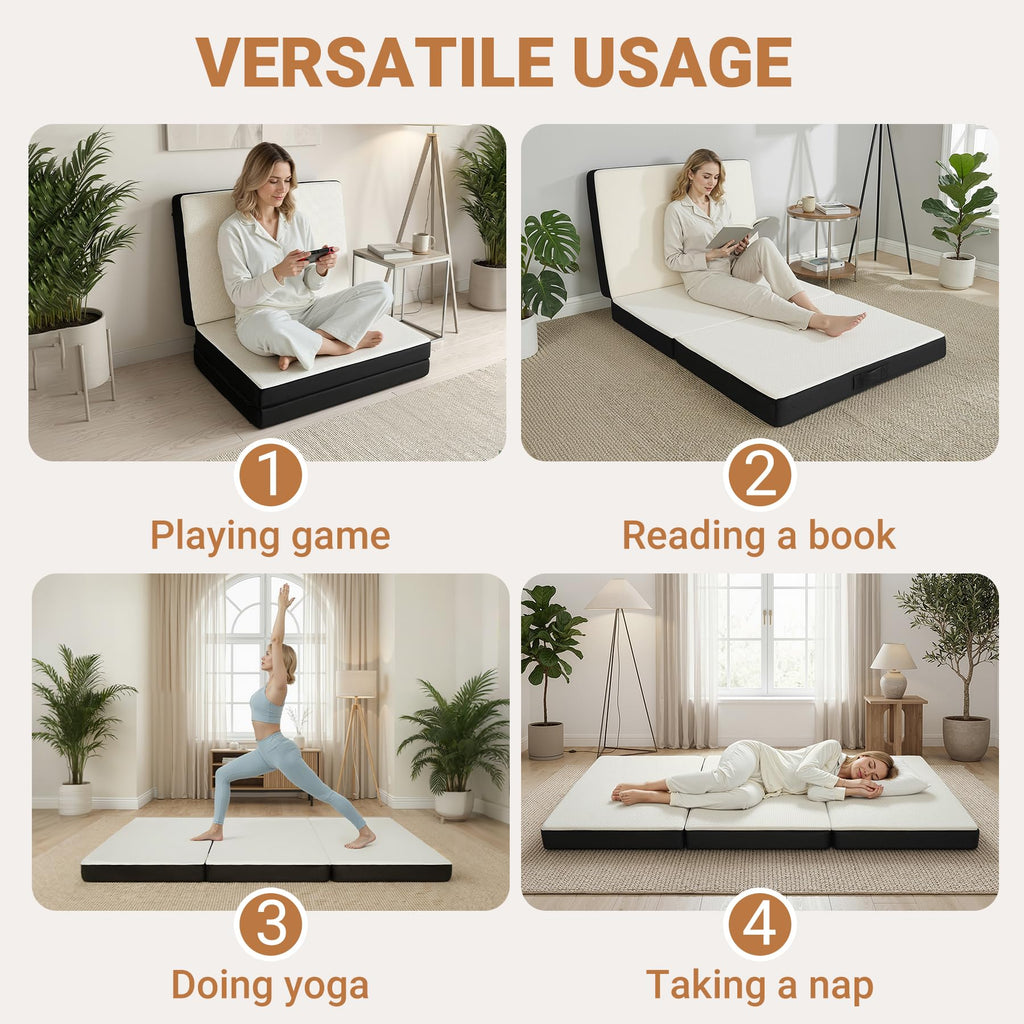 Foldable Twin Memory Foam Mattress L1597