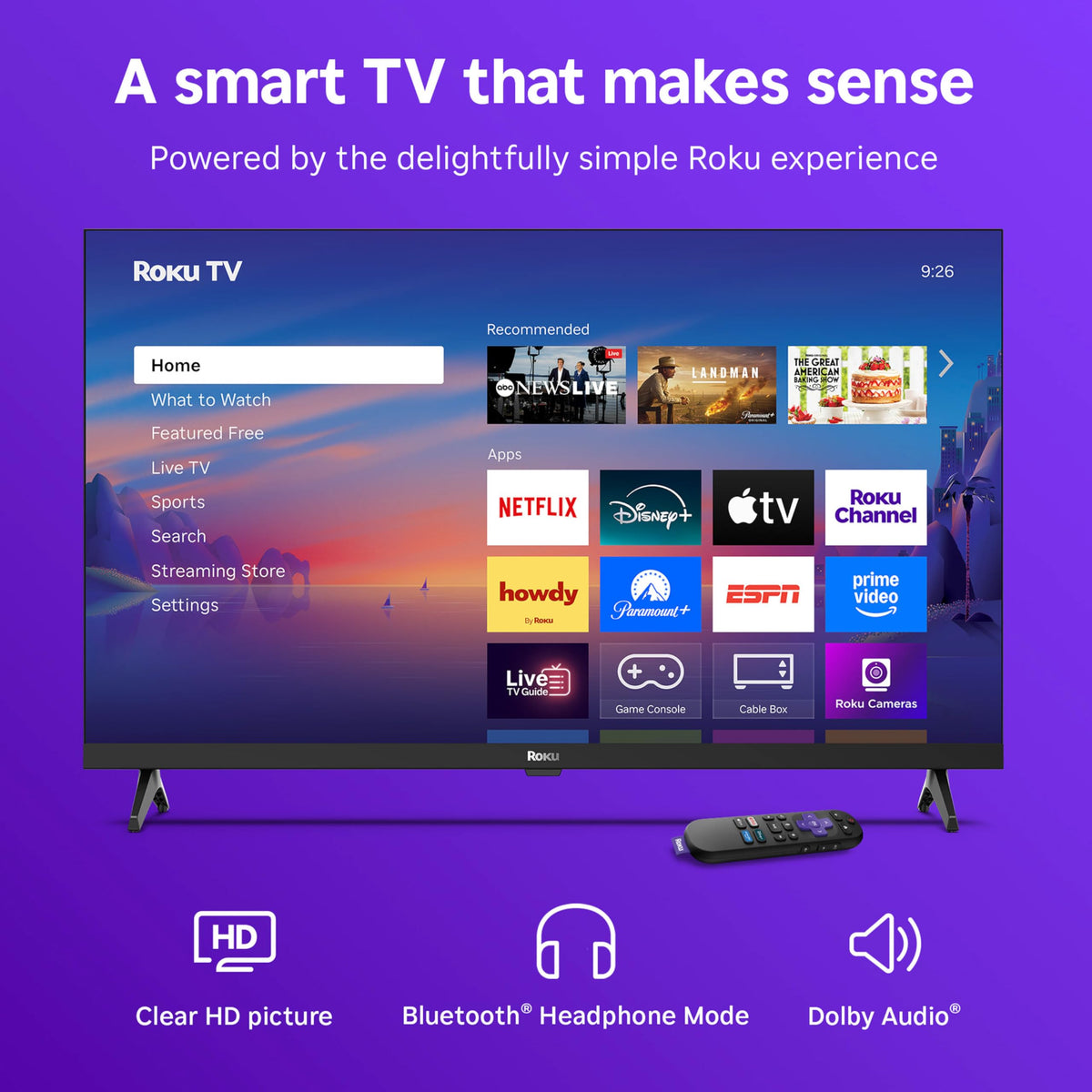 32" 720p HD LED Smart TV O891352