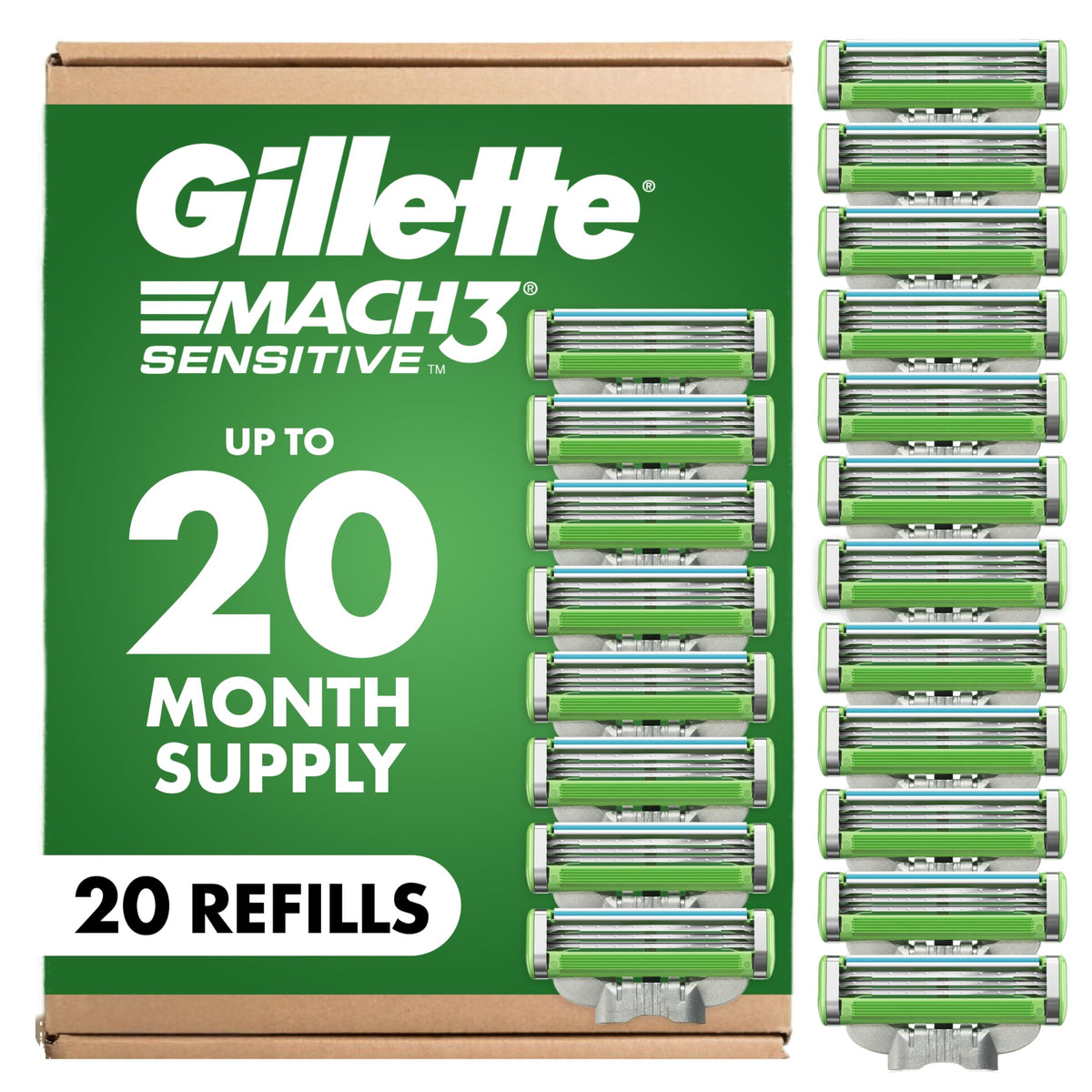 20 Count Razor Blade Refills O538