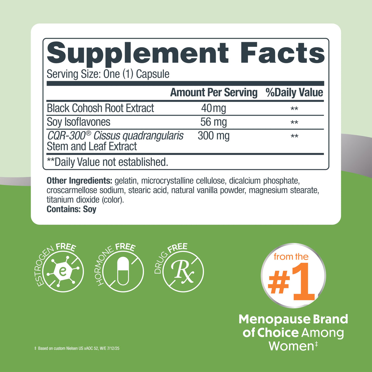 Menopause Relief Supplement 30 Ct I9124