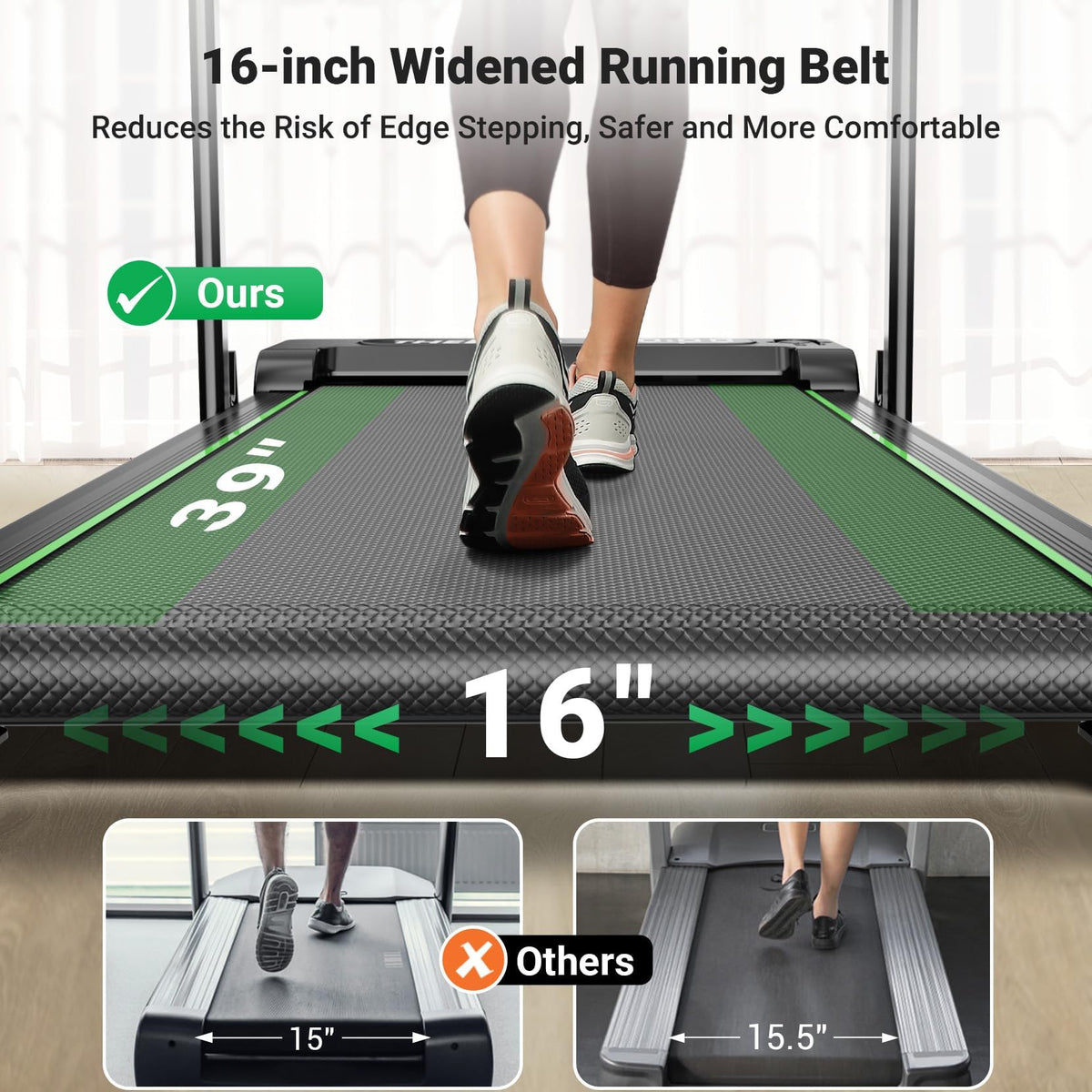 Portable Treadmill with Handle Bar X892