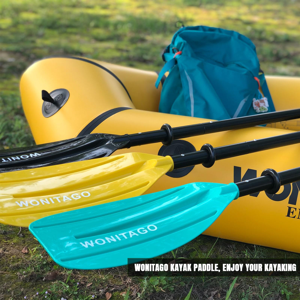 Adjustable Portable 5-Piece Kayak Paddle T883374