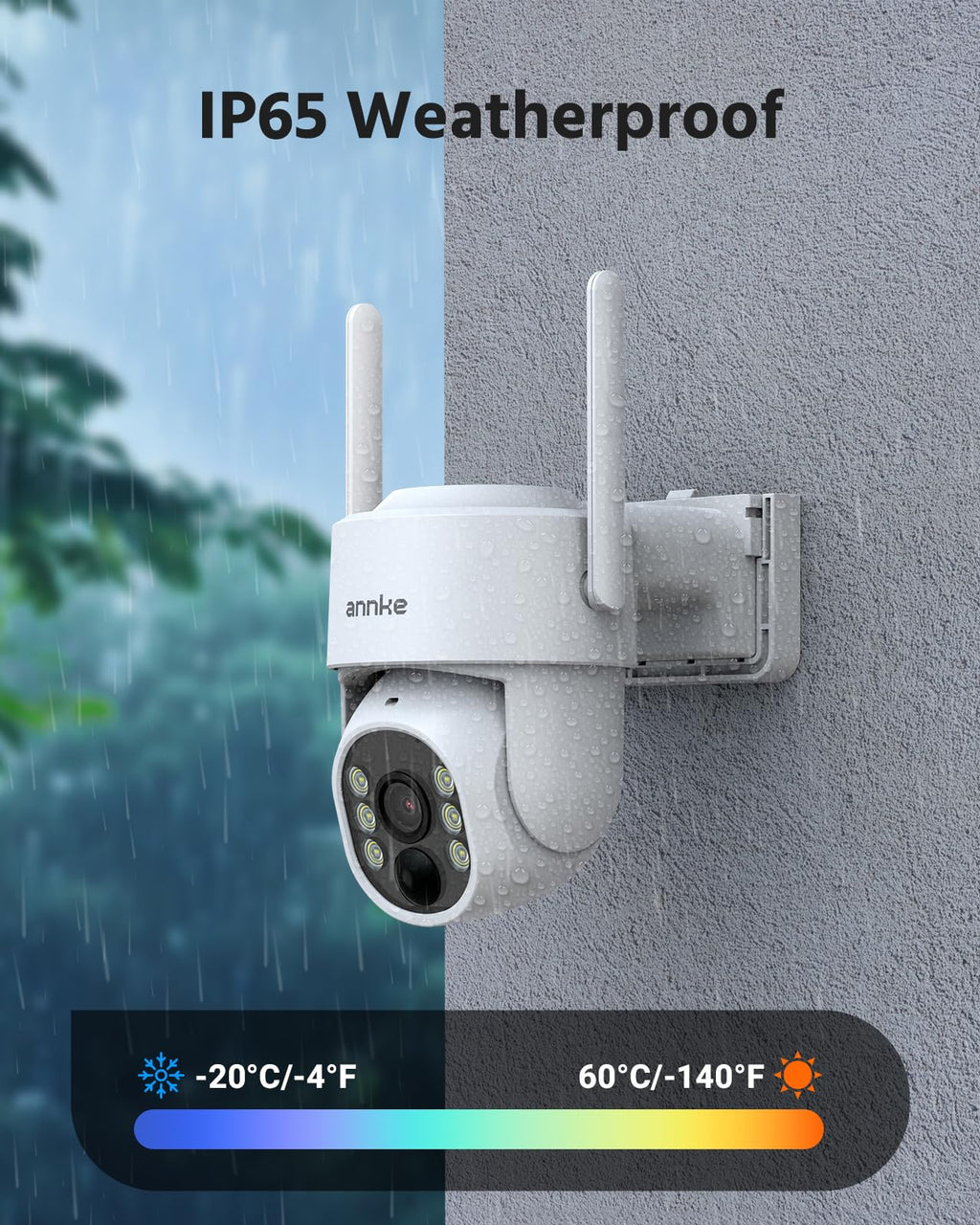 4MP Solar Security Cameras Wireless Outdoor N3278