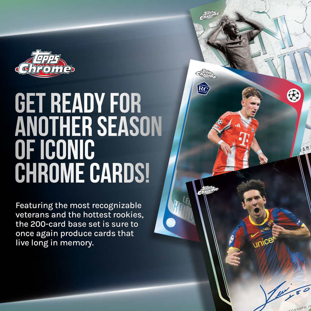 Topps Chrome UEFA Club Competitions Soccer Mega Box I870752