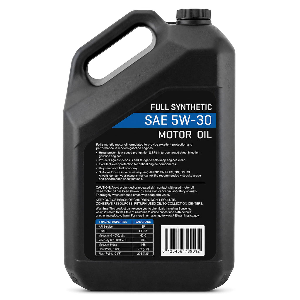 Full Synthetic Motor Oil 5W-30 5 Quart 2 Pack P7366