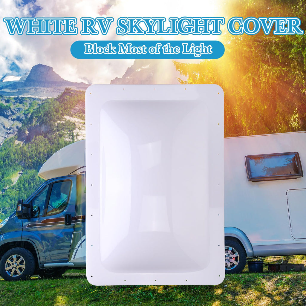 18" x 26" RV Skylight Replacement Milky White P1592