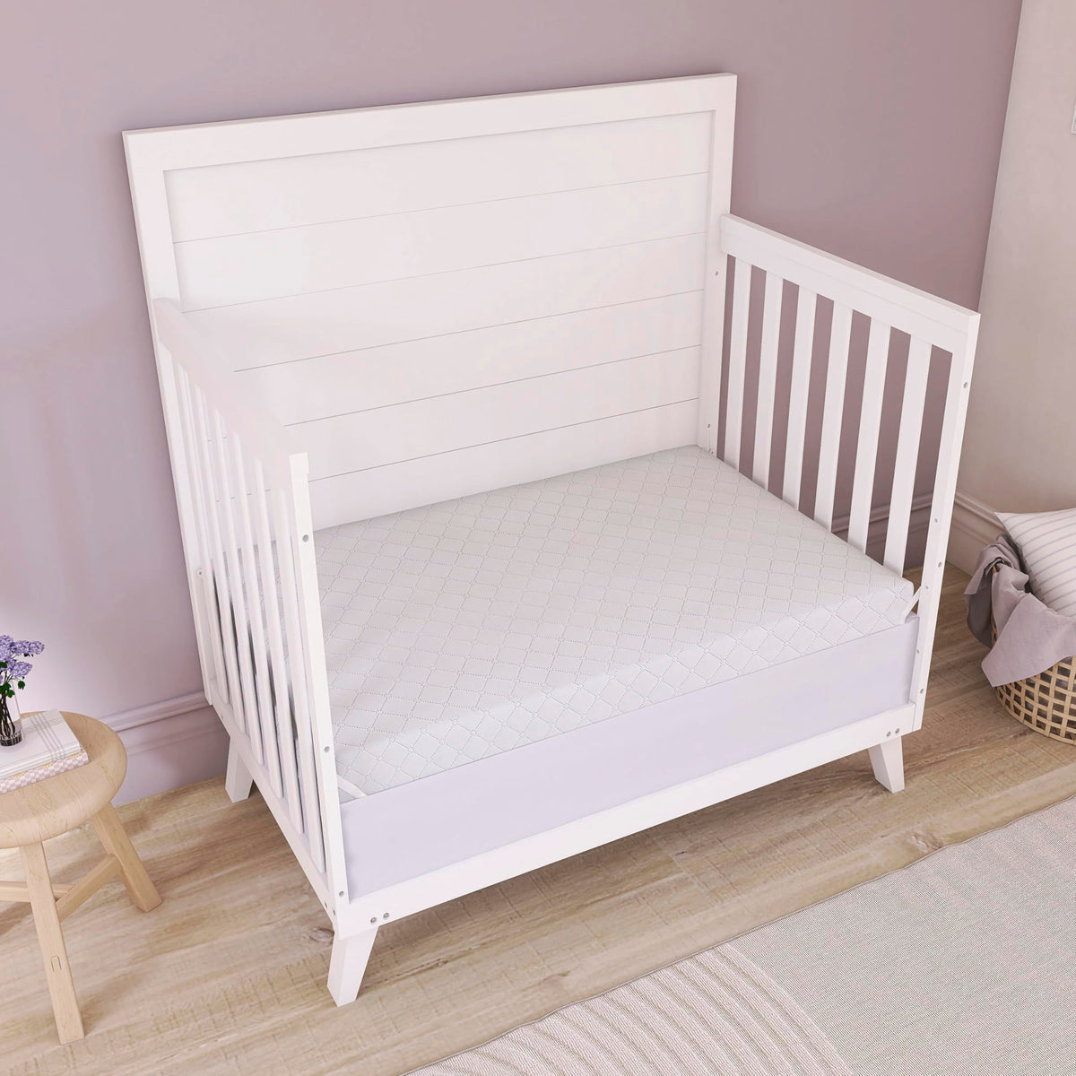 2-in-1 Mini Crib Mattress, Dual-Sided Waterproof U823614