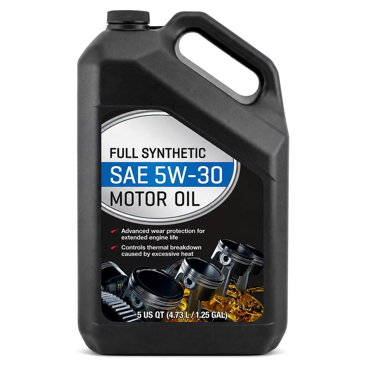 Full Synthetic Motor Oil 5W-30 5 Quart 2 Pack P7366