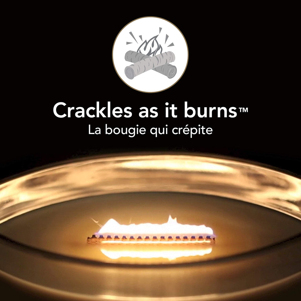 Scented Candle with Crackling Wick T137139