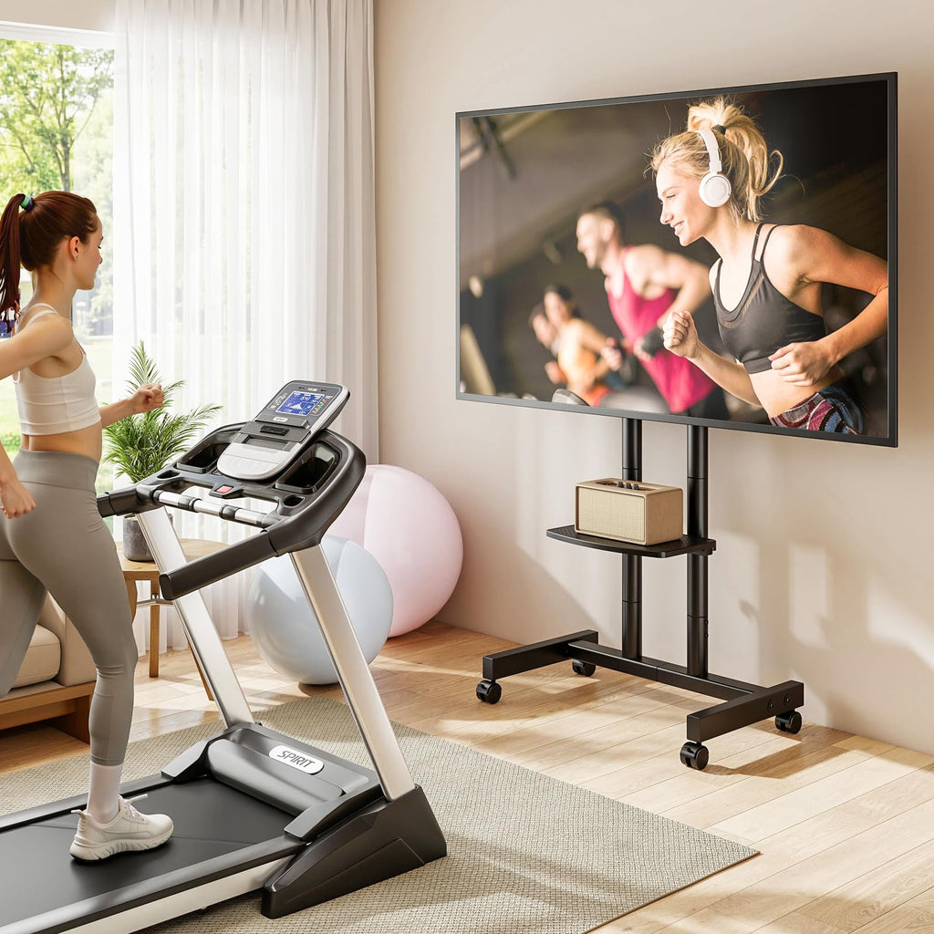 Heavy Duty Rolling TV Stand for 27-80 inch TVs J425