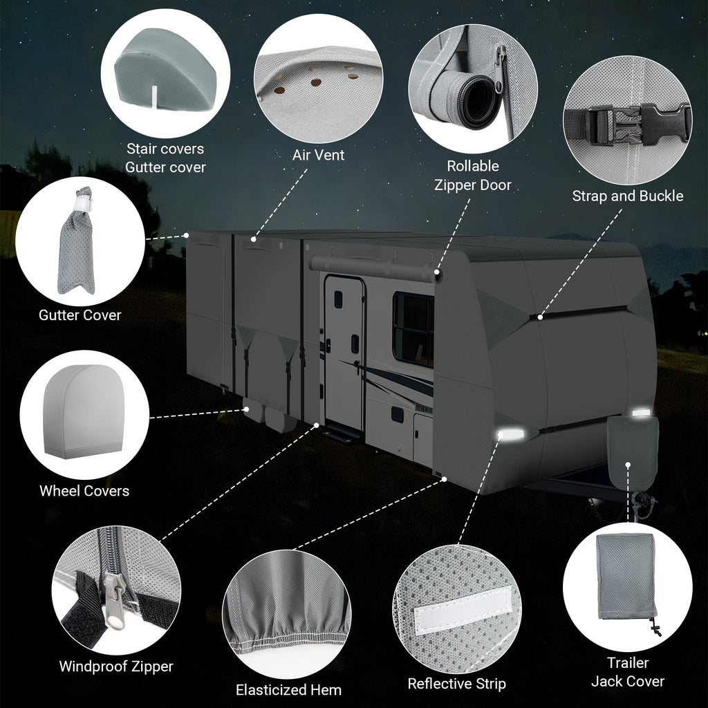 18-20 ft Travel Trailer RV Cover P667