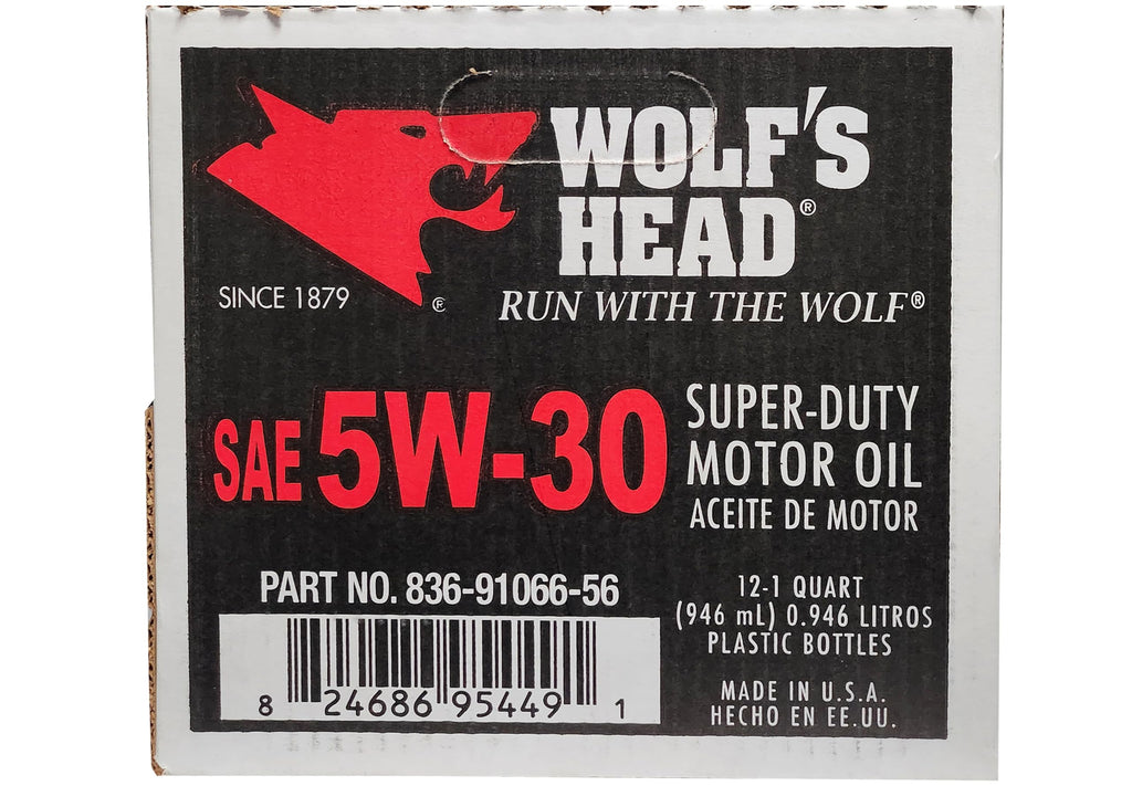 5W-30 Semi Synthetic Motor Oil 1 Quart Bottle Pack of 12 D316