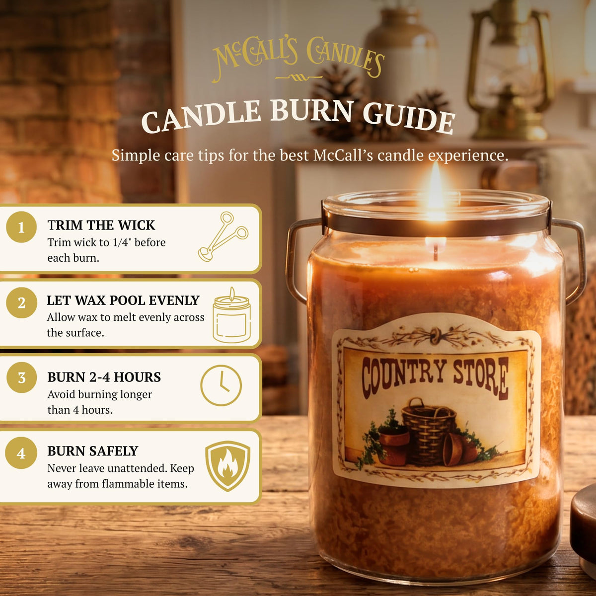 16 oz Two-Wick Vanilla Scented Candle F4756